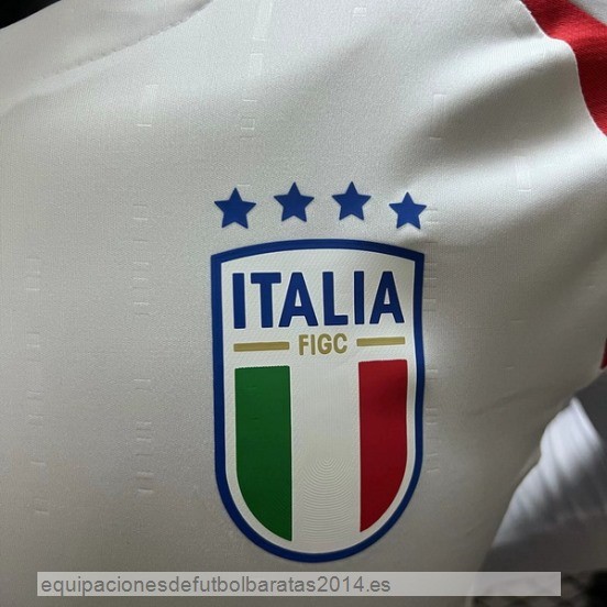 Nuevo Tailandia 2ª Jugadores Manga Larga Italia 2024 Blanco Baratas